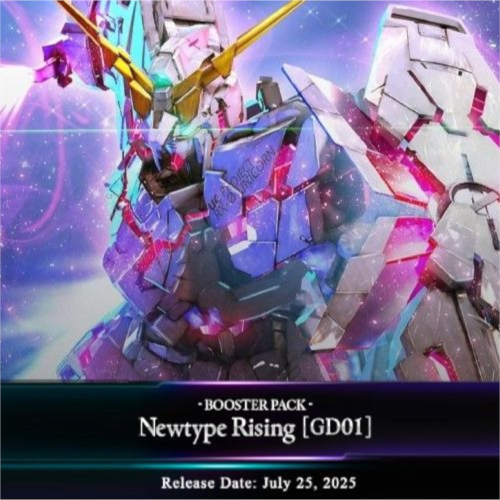 Gundam Card Game Newtype Rising Booster Box (GD01) Game Corner Gundam Card Game Newtype Rising Booster Box (GD01) Game Corner