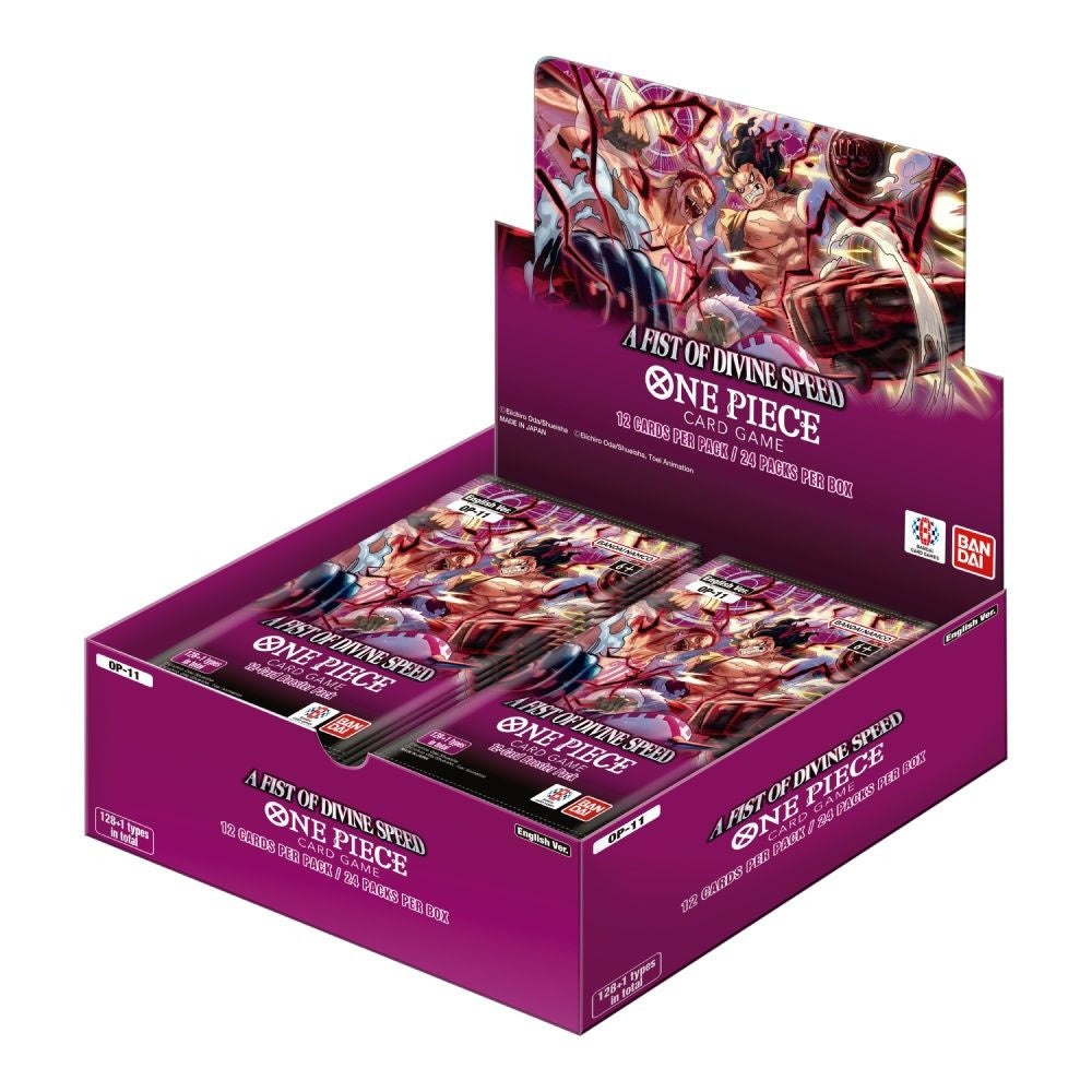 One Piece Card Game OP-11 A Fist of Divine Speed Booster Box