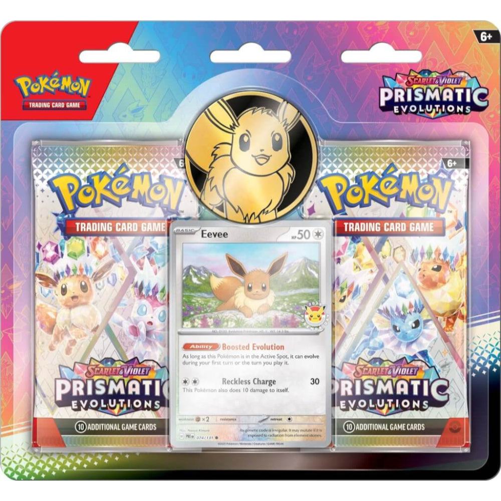 buy pokemon cards nz POKÉMON TCG Scarlet & Violet 8.5 Prismatic Evolutions 2-PK Blister – Game Corner