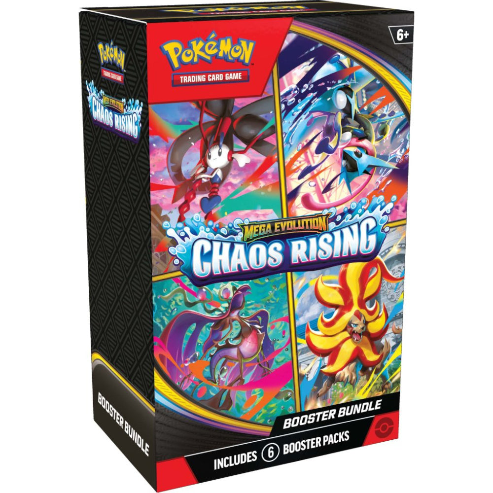 Pokémon TCG Mega Evolution Chaos Rising Booster Bundle Preorder, Ship on May 22 2026