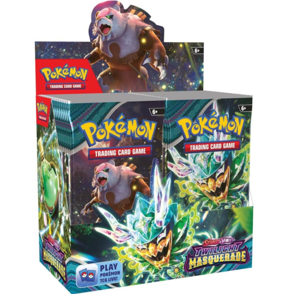 Pokmon TCG Scarlet & Violet 6 Twilight Masquerade Booster Box Game Corner Pokmon TCG Scarlet & Violet 6 Twilight Masquerade Booster Box Game Corner