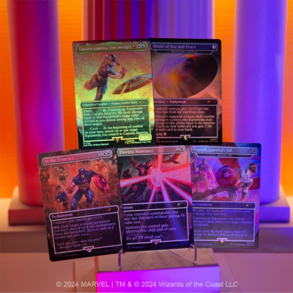 Secret Lair x MARVEL Captain America (Rainbow Foil)