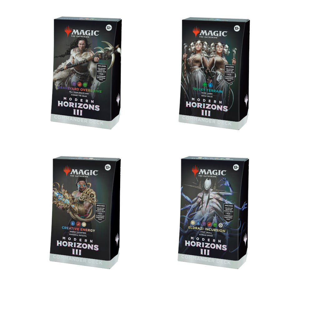 MTG Modern Horizons 3 Commander Decks case Game Corner MTG Modern Horizons 3 Commander Decks case Game Corner