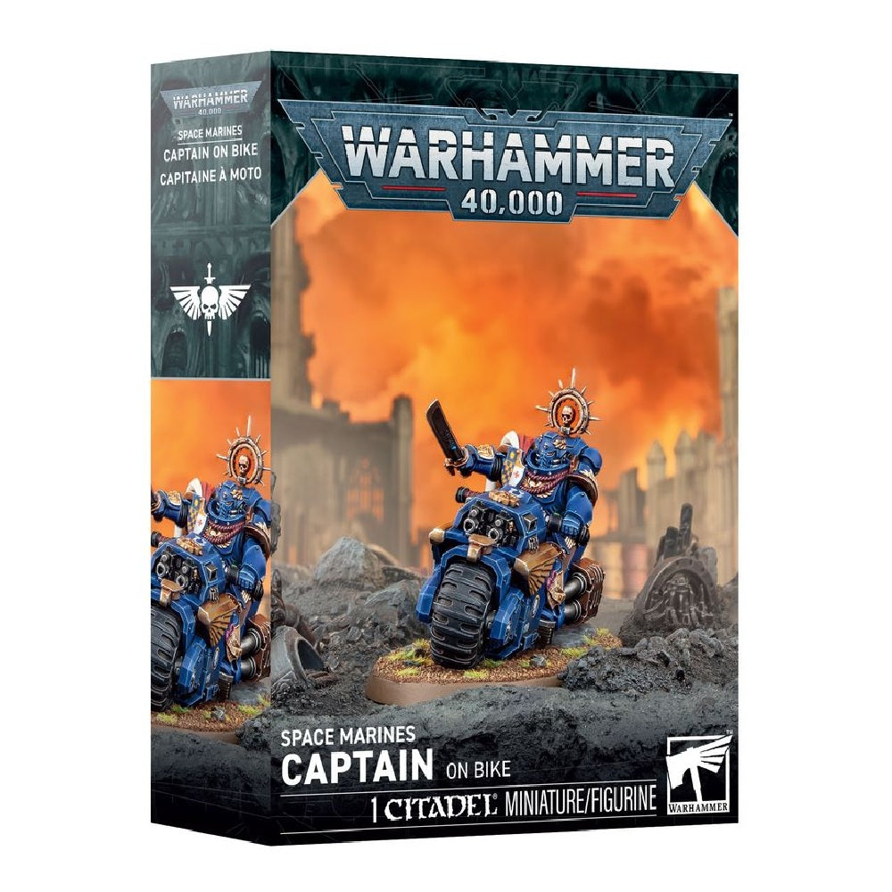 48-113 Space Marines: Captain on Bike
