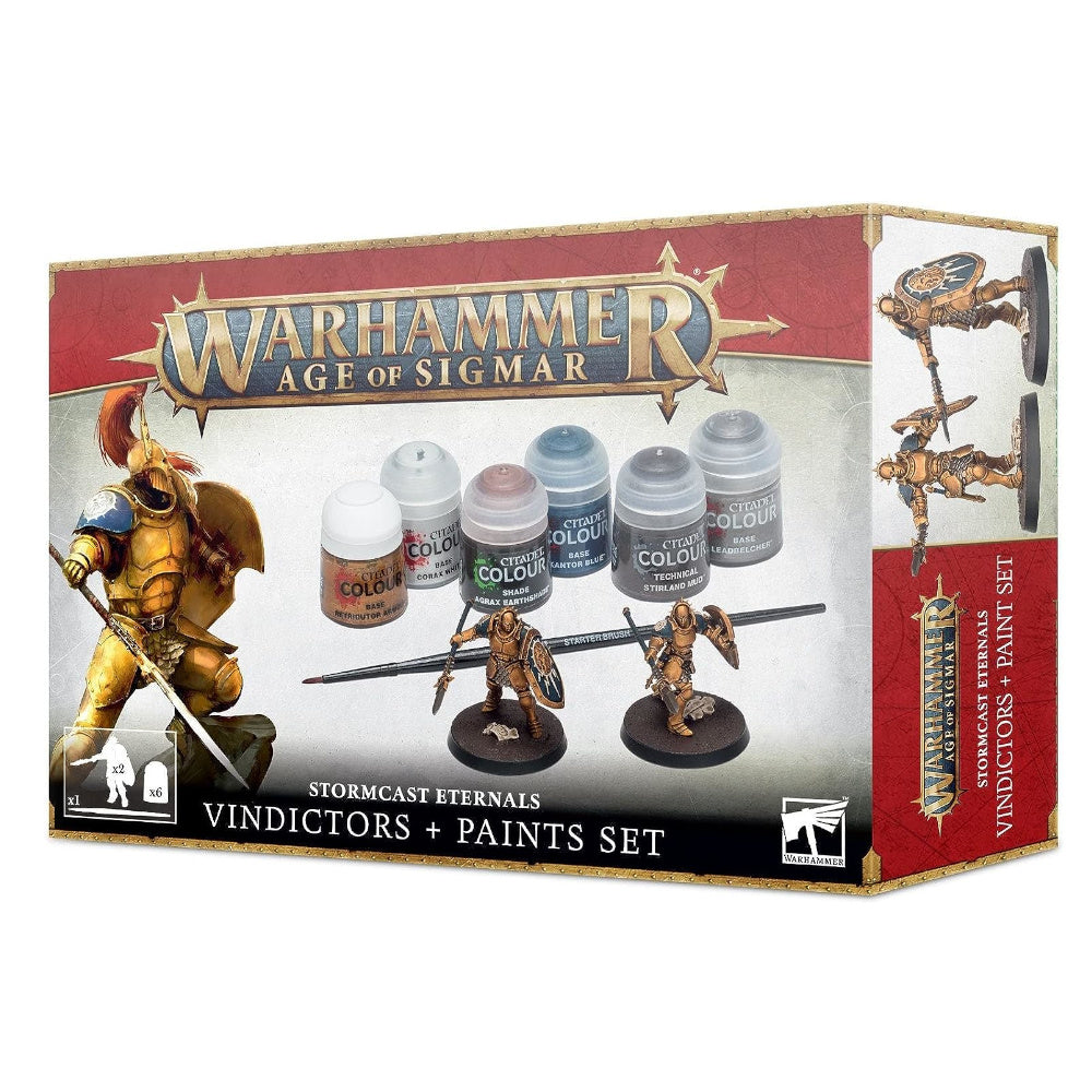 Warhammer Age of Sigmar Stormcast Eternals + Paint Set