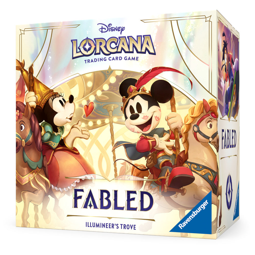 Disney TCG Lorcana S9 Fabled Illumineer's Trove Preorder, ship on August 29, 2025