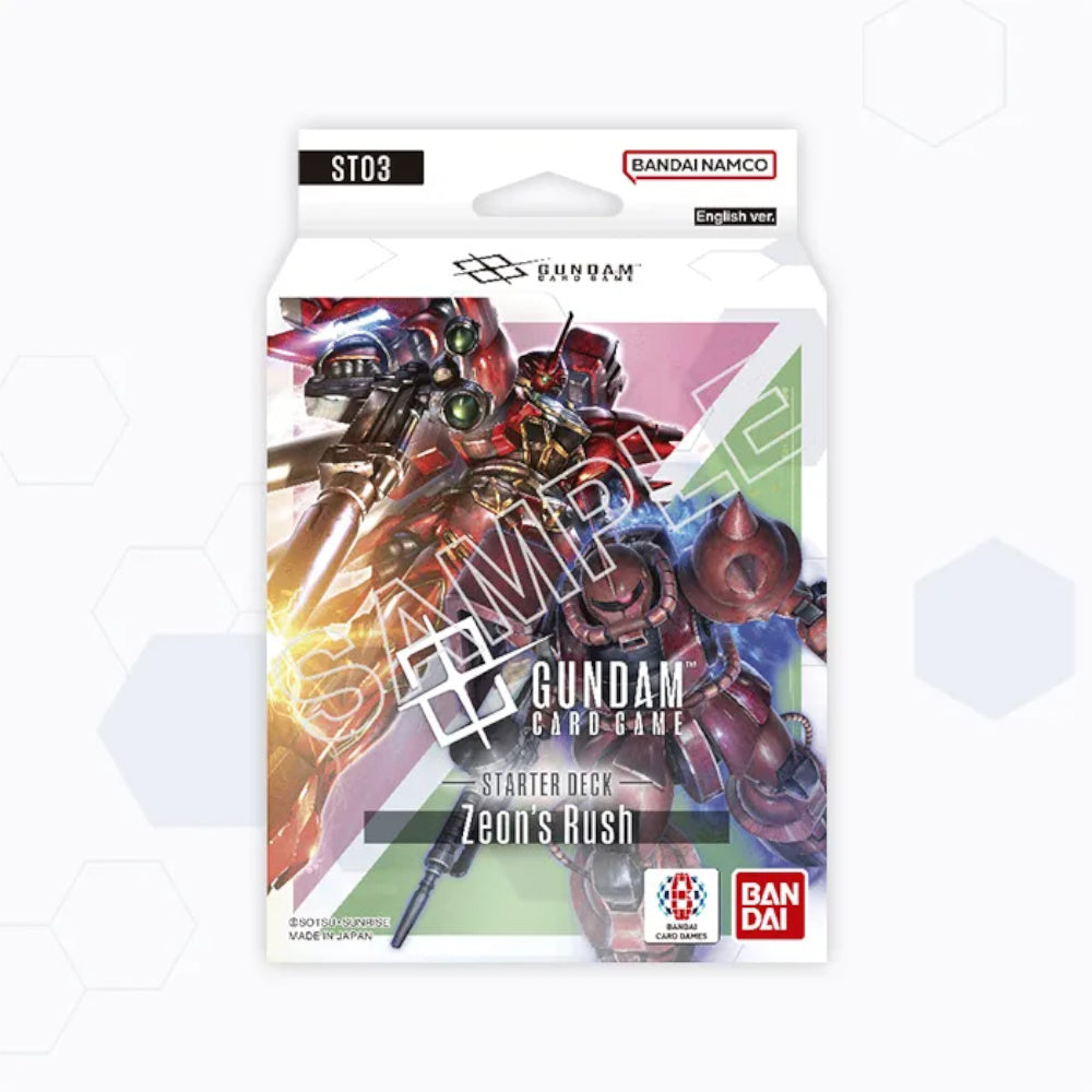Gundam Card Game Zeon's Rush Starter Deck (ST03)