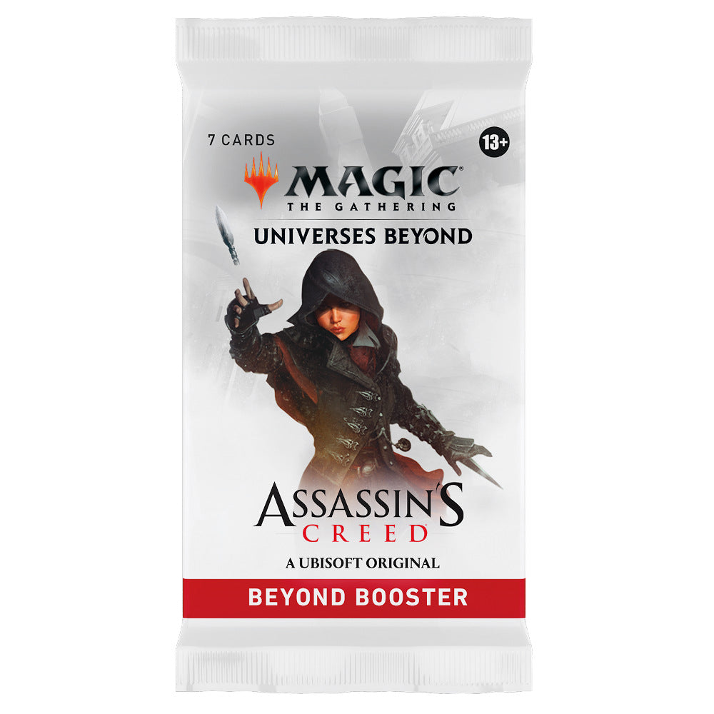 MTG Assassin's Creed Beyond Booster pack Pre-order ship on July 5, 2024