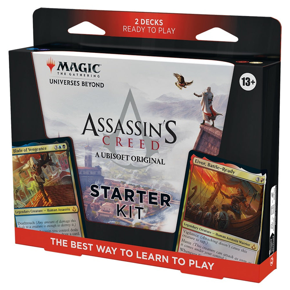 MTG Assassin's Creed Starter Kit Pre-order ship on July 5, 2024