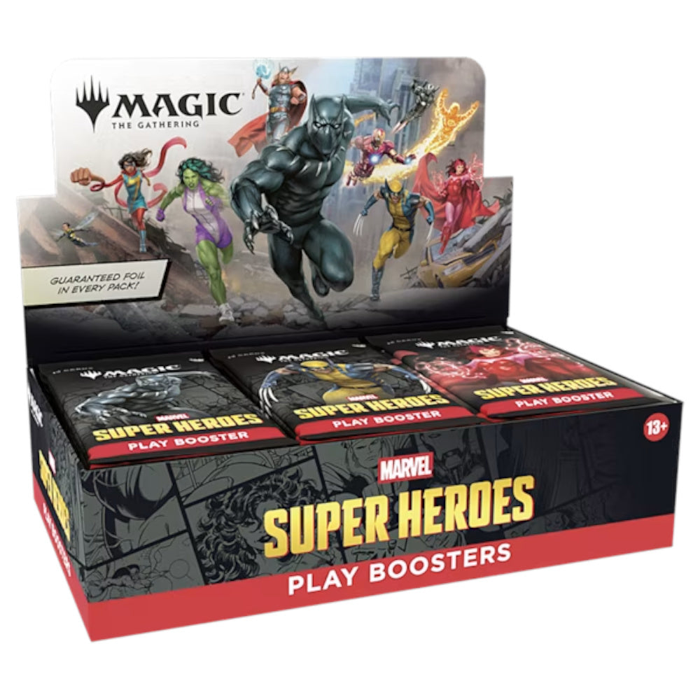 Magic the Gathering Marvel Super Heroes Play Booster Box Preorder, ship on Jun 26, 2026