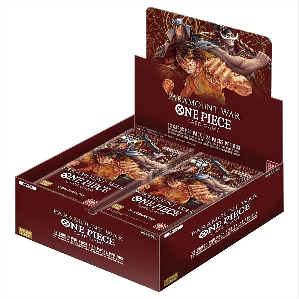 One Piece Card Game OP-02 Paramount War Booster Box