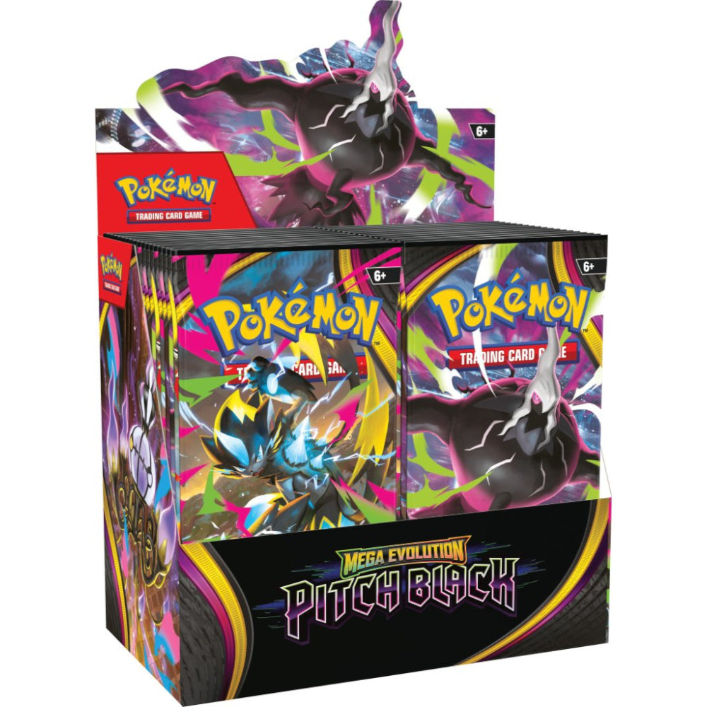 Pokémon TCG Mega Evolution Pitch Black Booster Box Preorder, Ship on July 17 2026