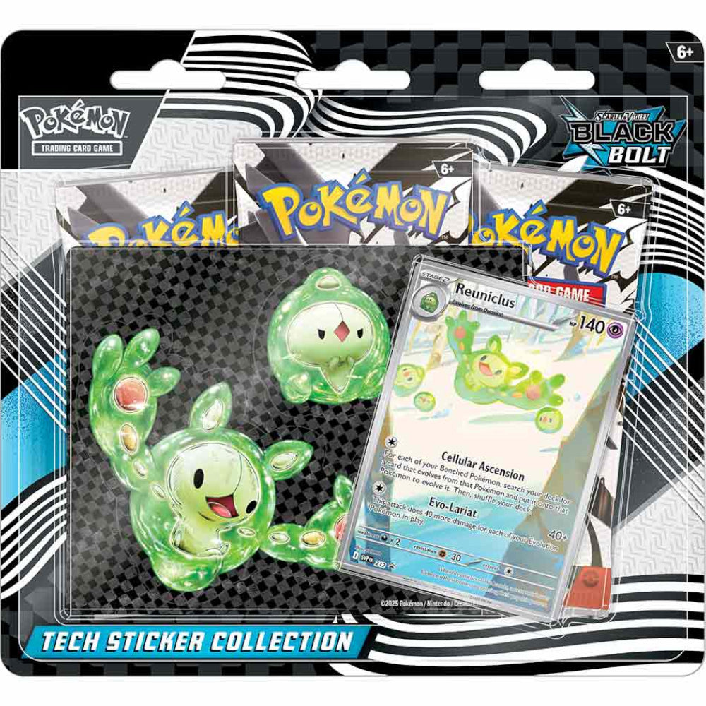 Pokémon TCG Scarlet & Violet 10.5 Black Bolt Tech Sticker Collection