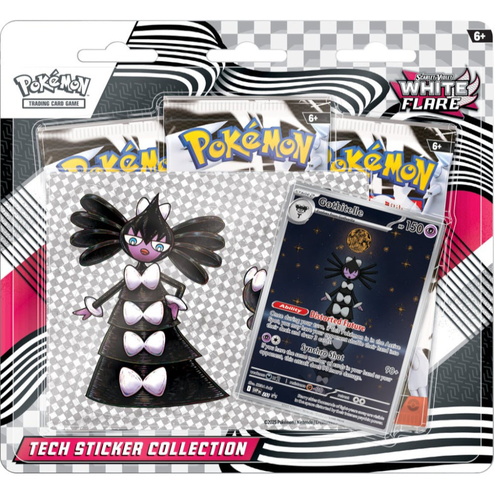 Pokémon TCG Scarlet & Violet 10.5 White Flare Tech Sticker Collection