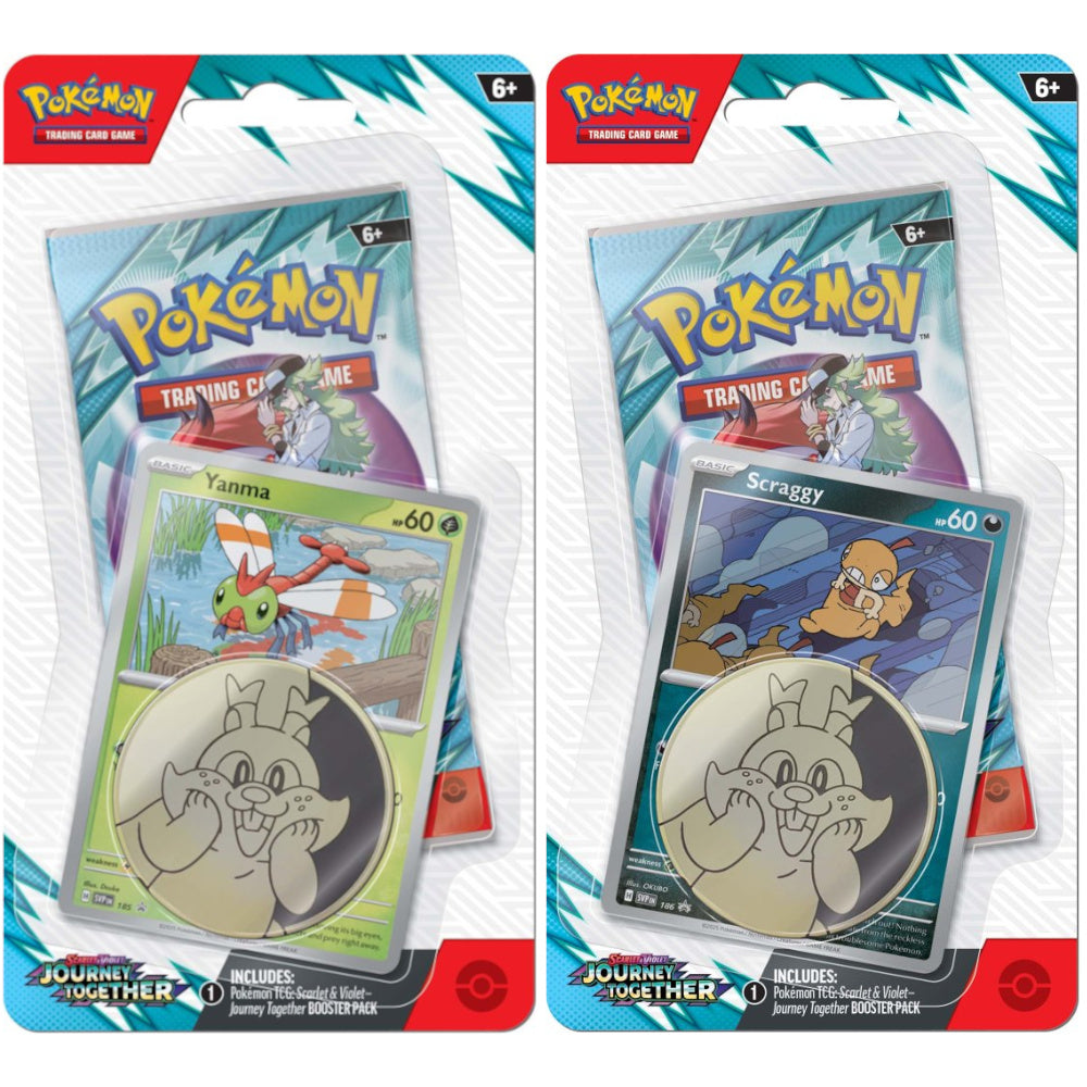 Pokémon Scarlet & Violet 9 Journey Together Checklane Blister (one of each)
