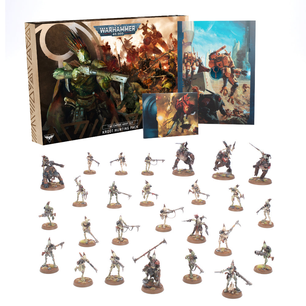 T'au Empire Army Set: Kroot Hunting Pack – Game Corner