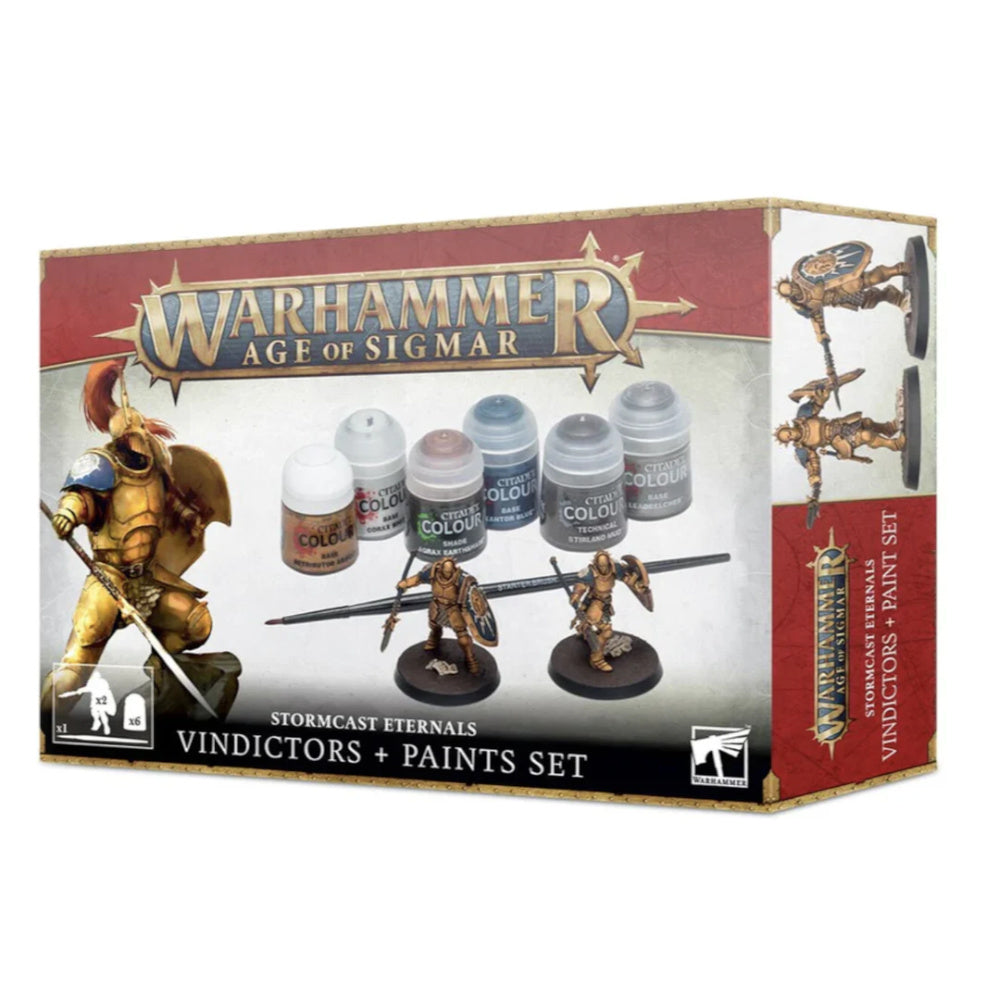 60-10 Warhammer Age of Sigmar Stormcast Eternals + Paint Set